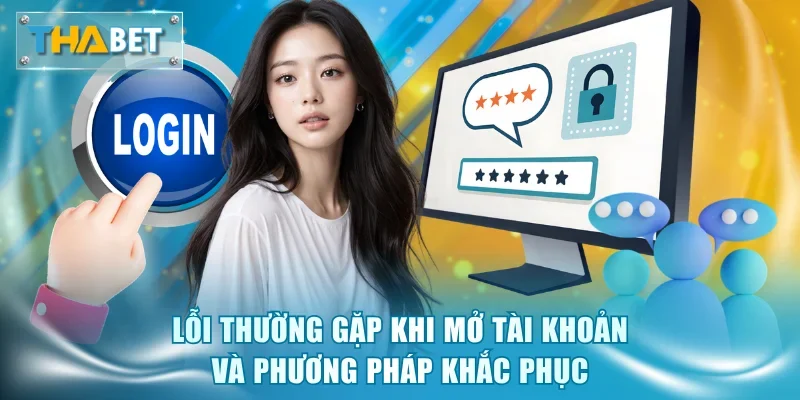 Lỗi thường gặp khi mở tài khoản và phương pháp khắc phục